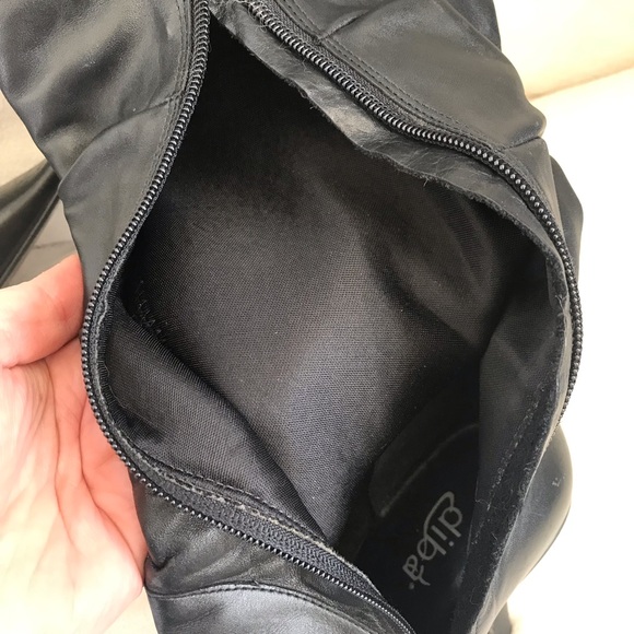 Diba Brazilian Genuine Leather 3.5” High Heel Boots Women’s Size 7.5 - Picture 11 of 17